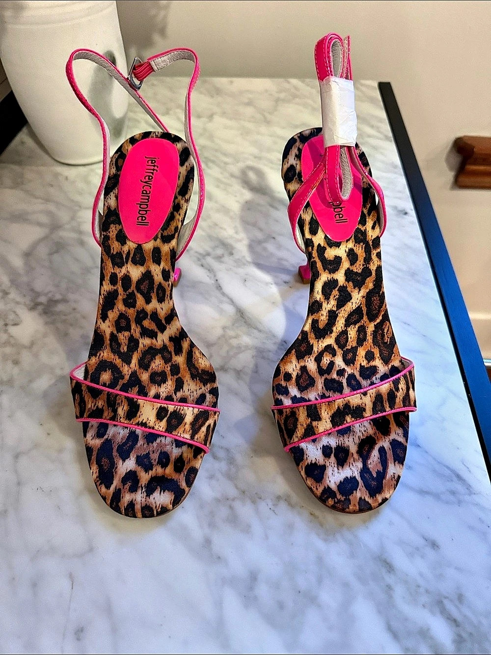 Jeffrey Campbell Cheetah Print Pink Heels